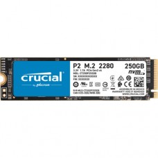 Твердотельный накопитель 250Gb SSD Crucial P2 M,2 2280 NVMe (PCIe Gen3x4) R2100Mb/s